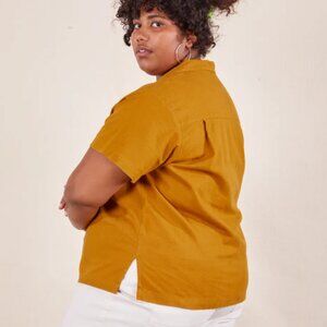 Pantry Button Up - Spicy Mustard